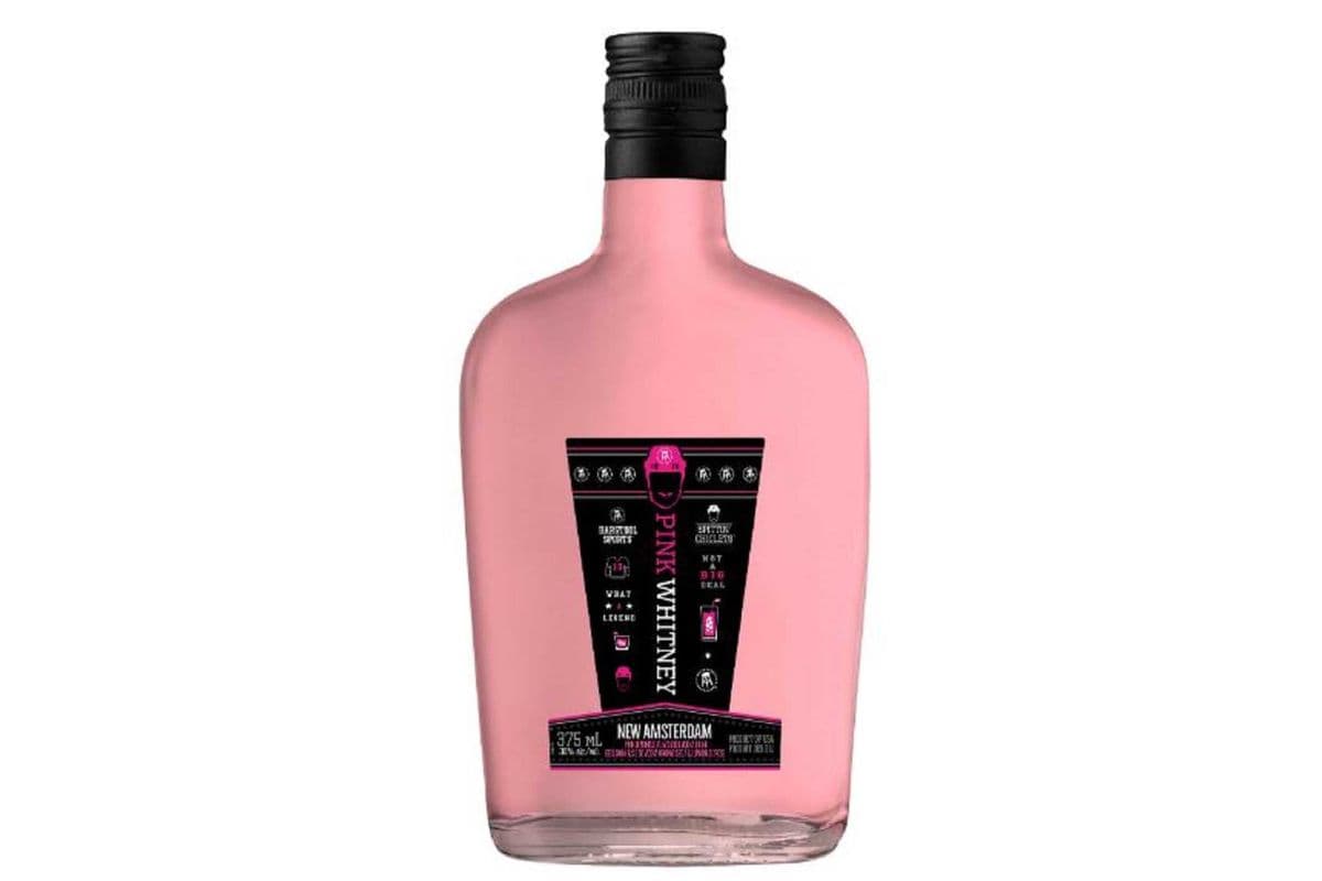 NEW AMSTERDAM PINK WHITNEY VODKA (1 x 375ML)