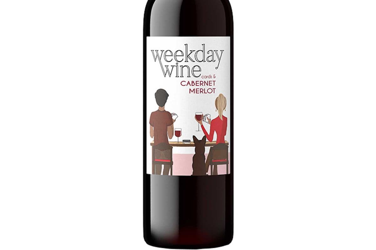 Weekday Wines Cabernet Merlot 750ml (1 x 750ml)