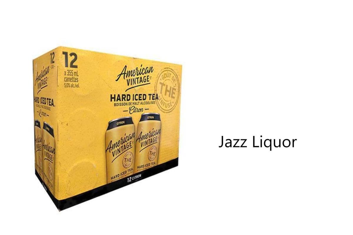 AMERICAN VINTAGE HARD ICED TEA LEMON 12PKC (1 x 12x355 ML)