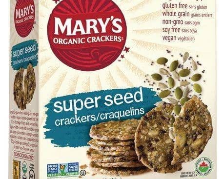MARY'S VEGAN SUPER SEED CRACKERS 156G