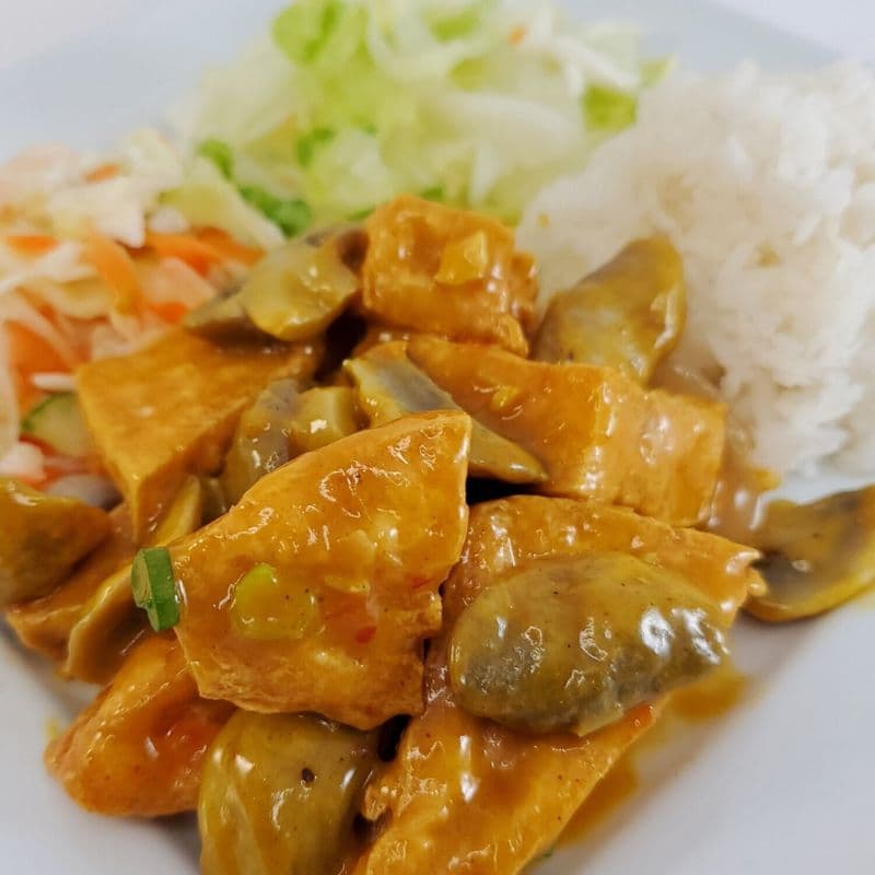 Tofu frit au cari