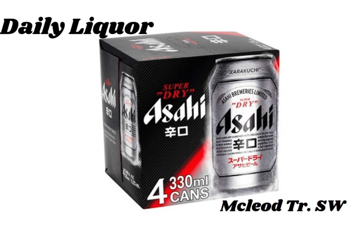 ASAHI SUPER DRY 4 PACK (1 x 4 CANS)