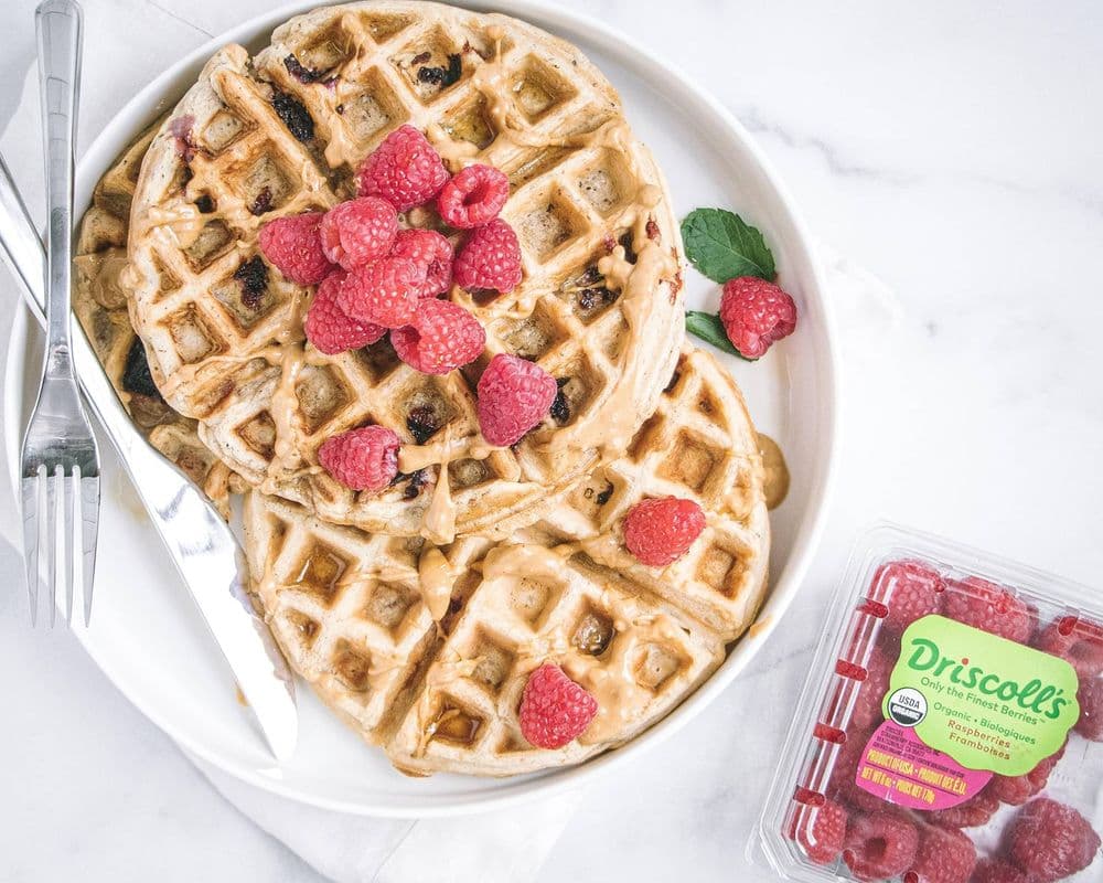 Raspberry Waffles