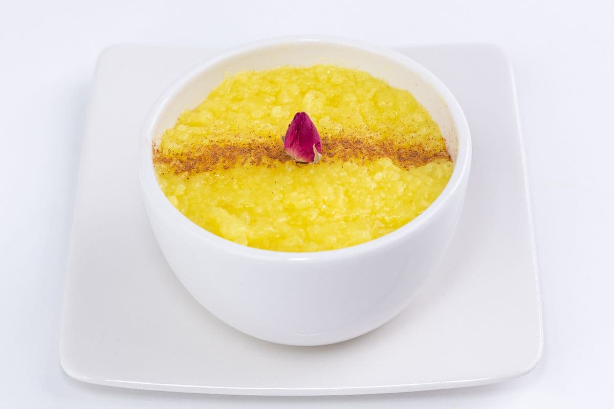 Saffron Rice Pudding 