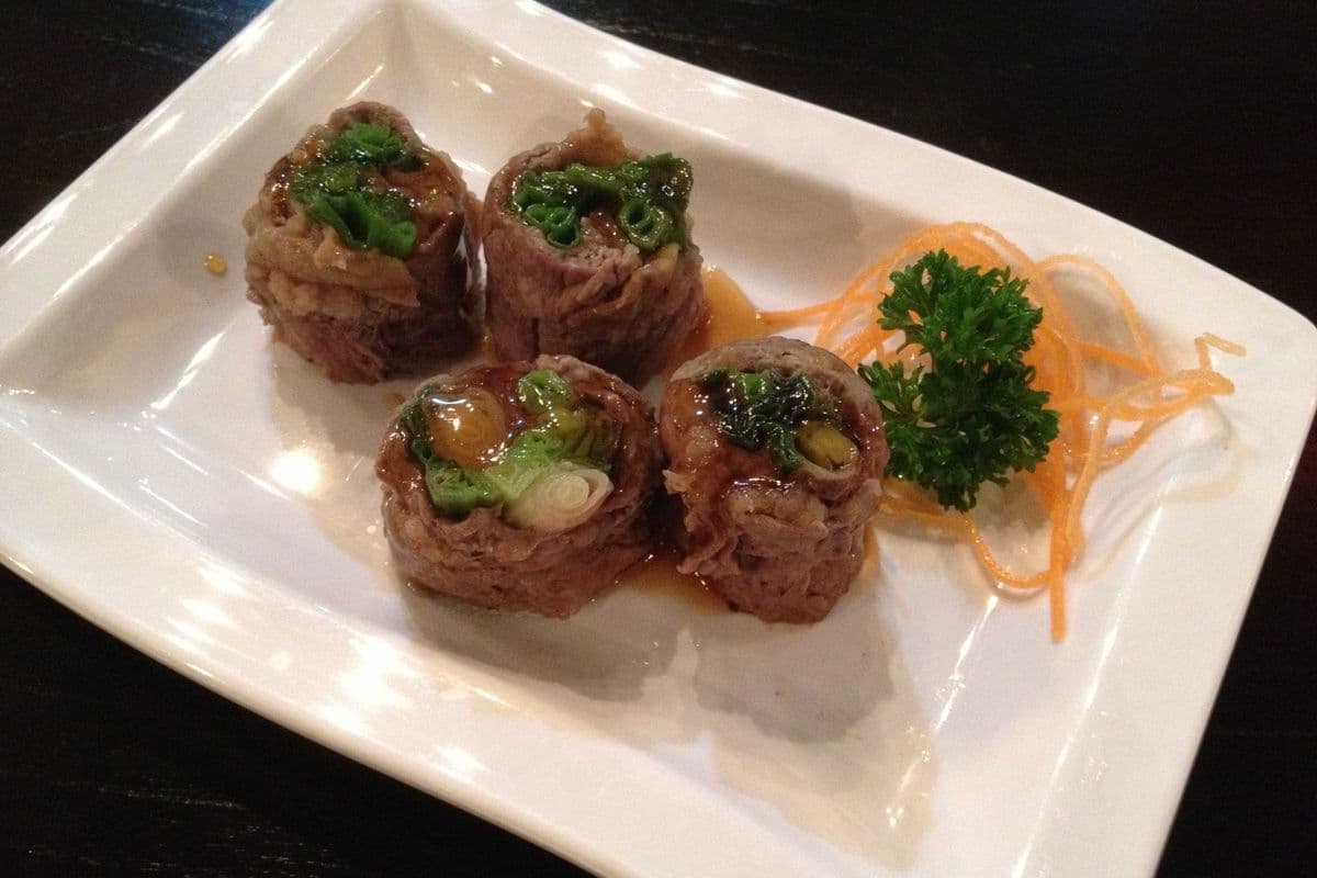Green Onion Beef Roll (8 pcs)