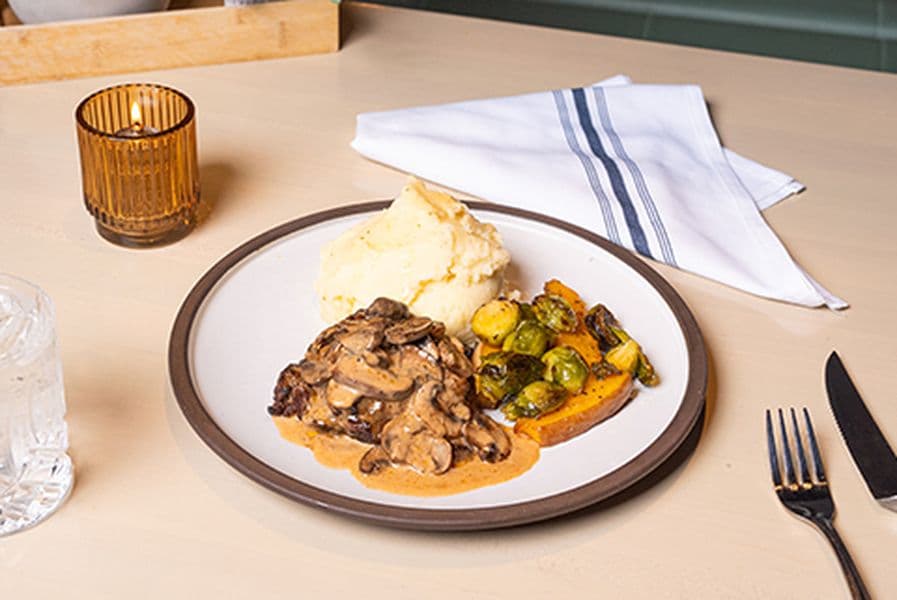 Mushroom Sirloin 8 oz
