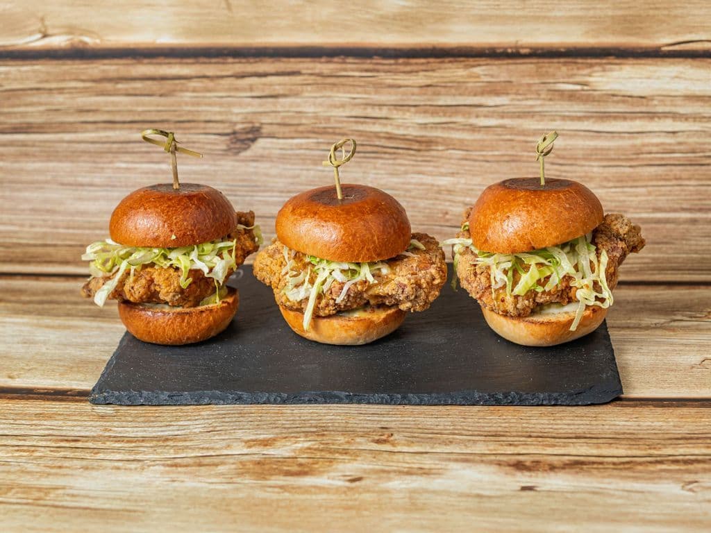 Crispy Chicken Slider Trio