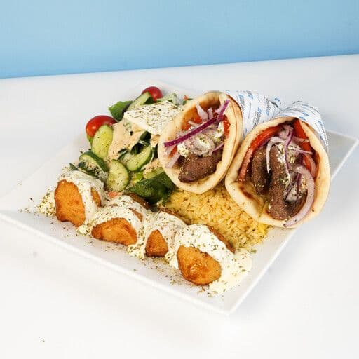 Assiette George Michael 2 Pita (Steak) / George Michael 2 Pita (Steak)