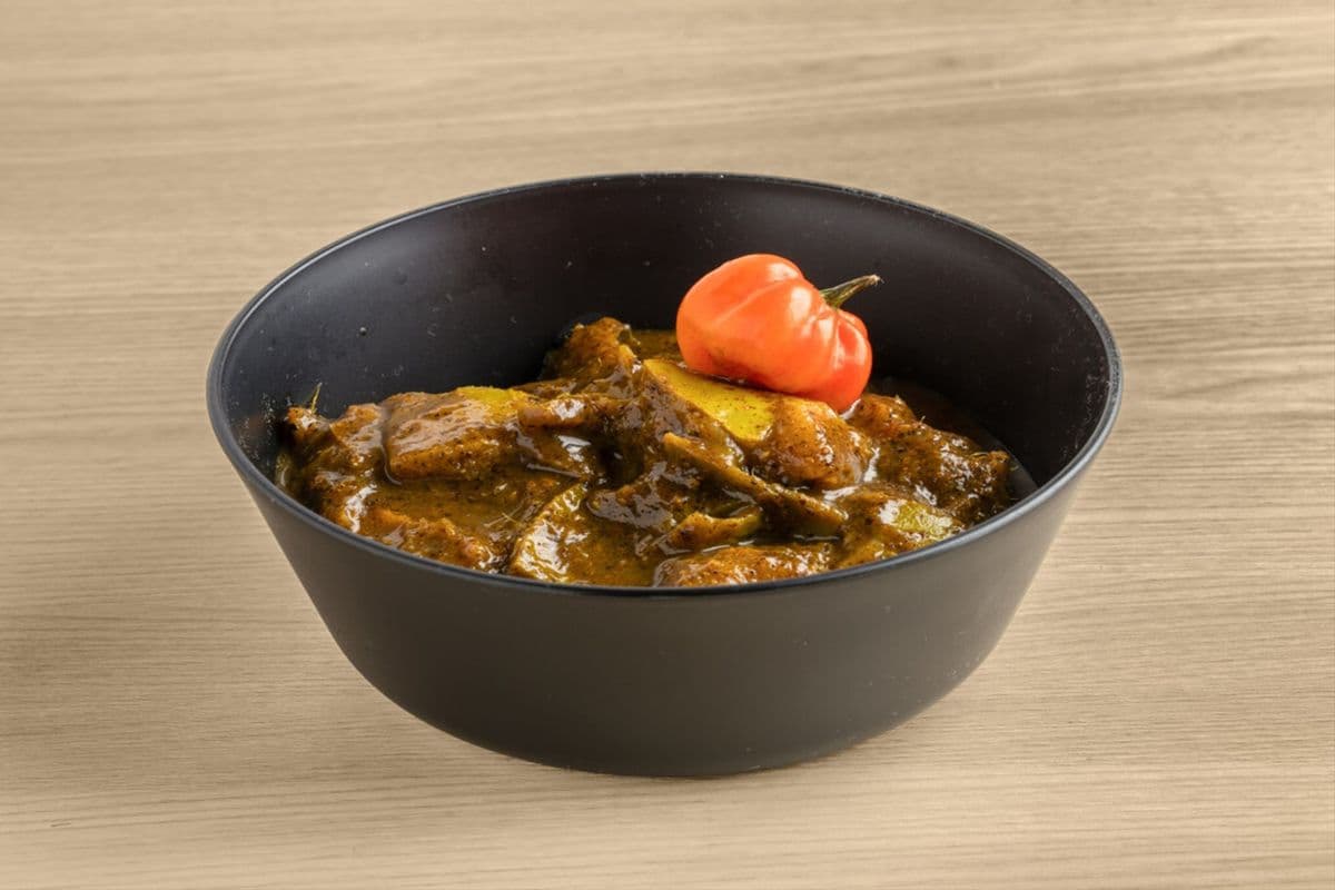 Small Curried Mango Portion