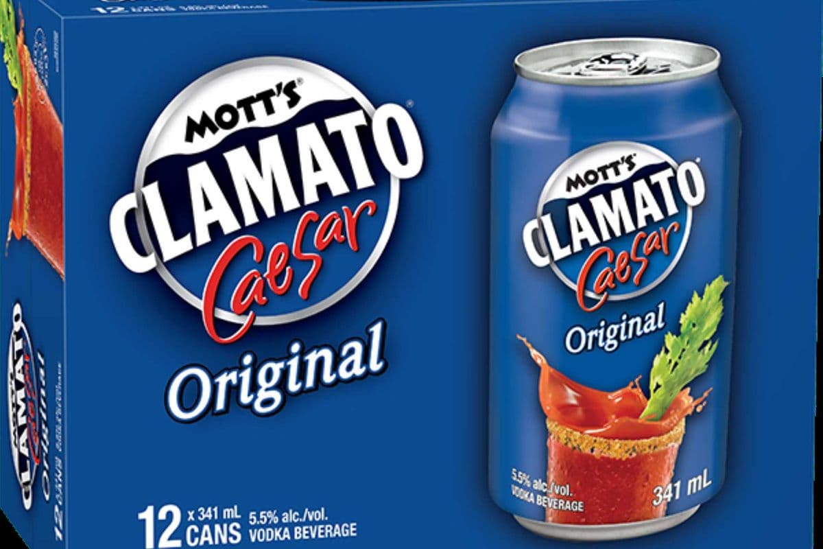 Mott's clamato Caesar Variety pack 12 can (12 x 341ml cans )