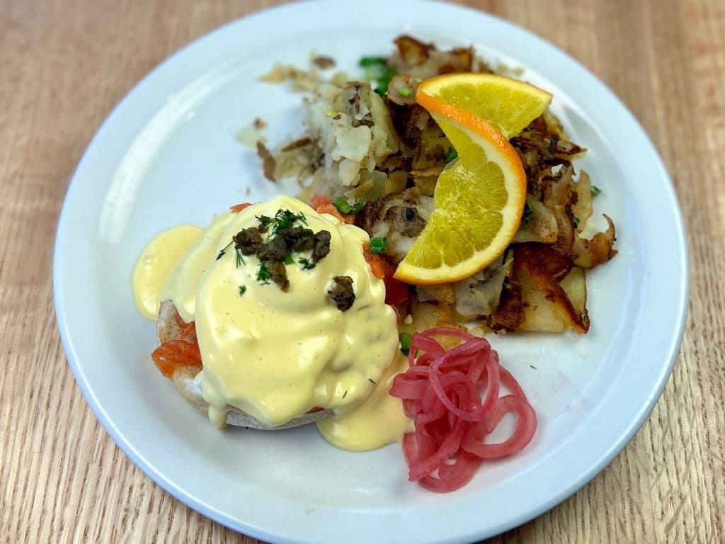 Half Smoked Salmon Benny