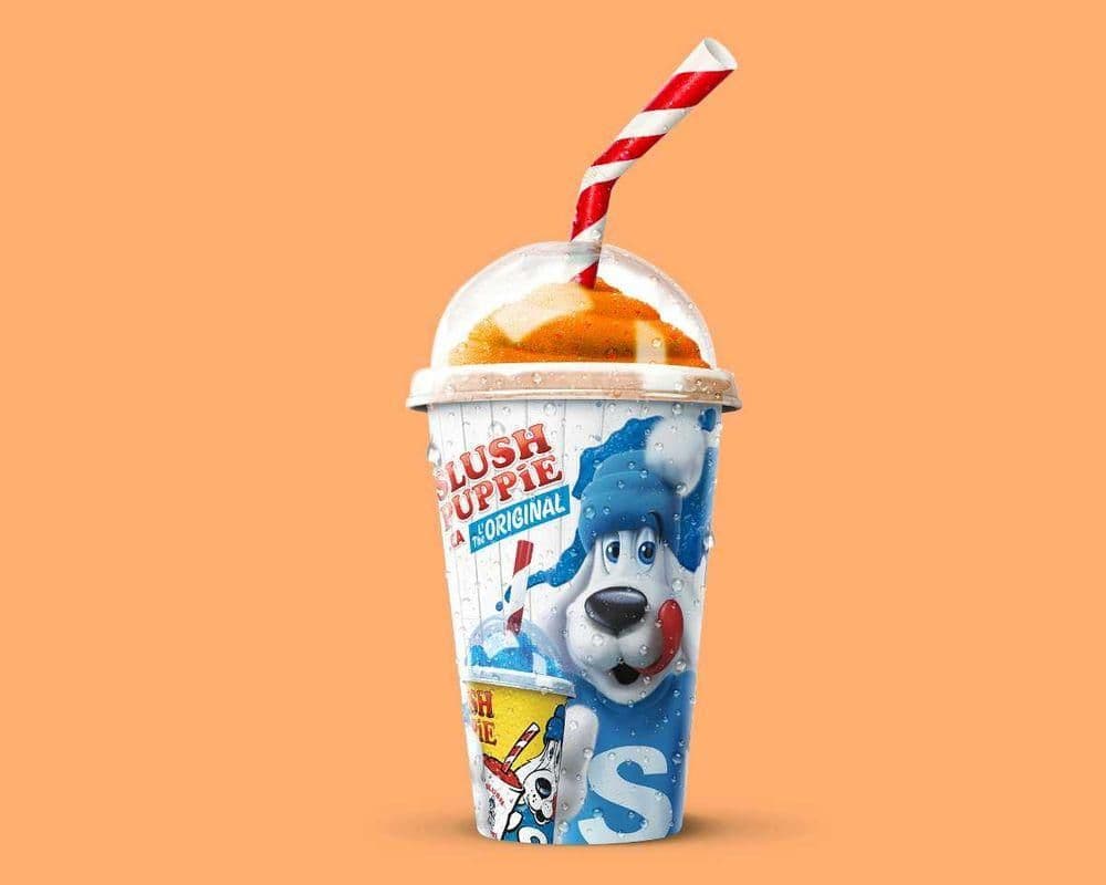 Medium Orange Slush Puppie