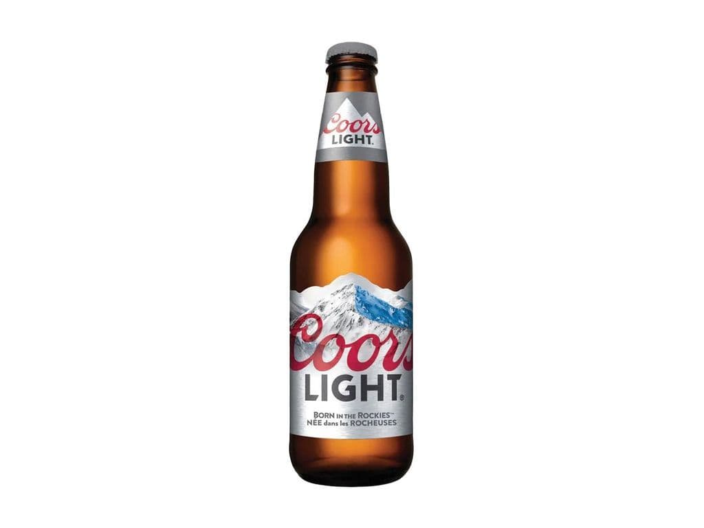 Coors Light, 341ml bottle beer (4.0% ABV) 