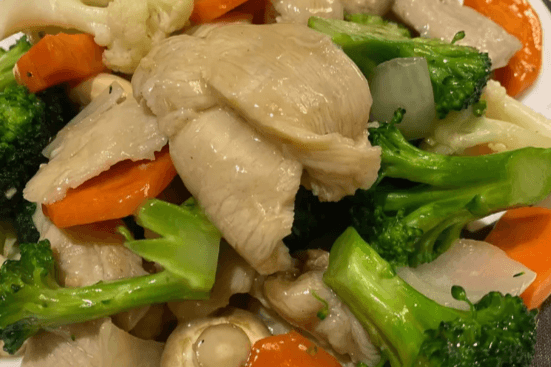 Chicken and Mushroom Chop Suey