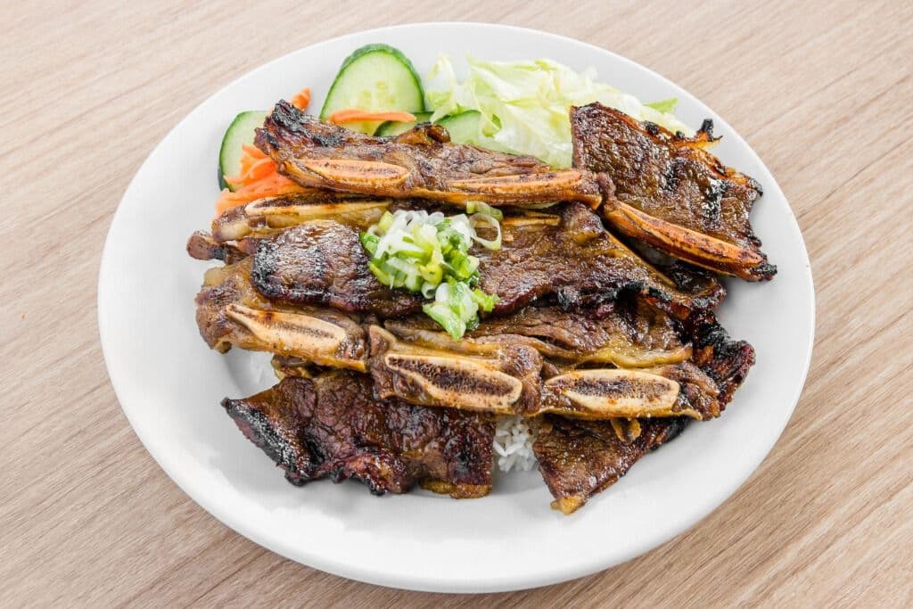 47A. BBQ Beef Ribs On Rice