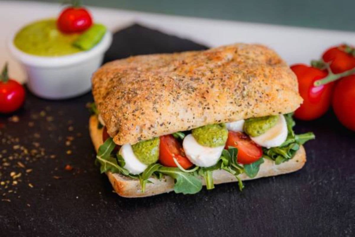 Focaccia Tomato and Mozza