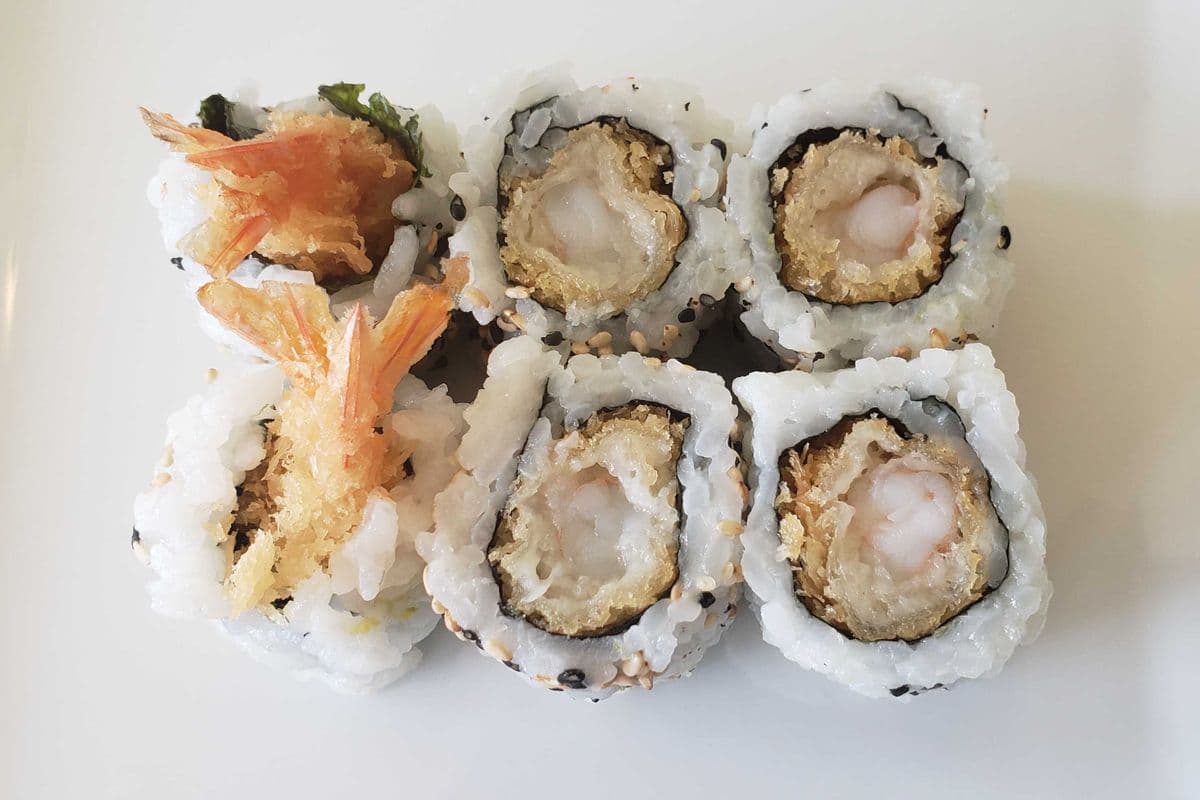 Hosomaki aux crevettes frites Hoso
