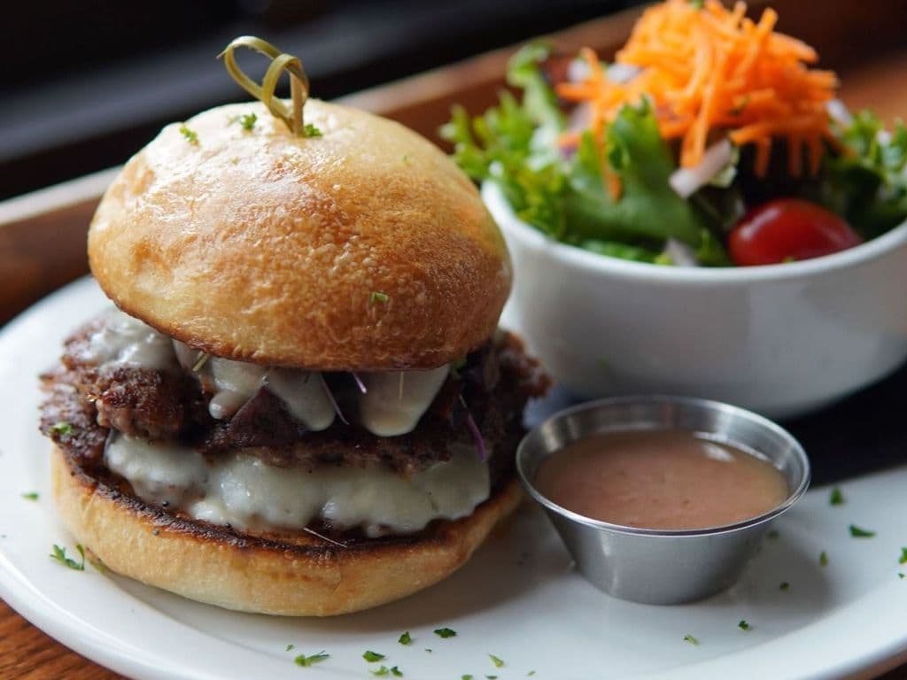 Mushroom Swiss Burger