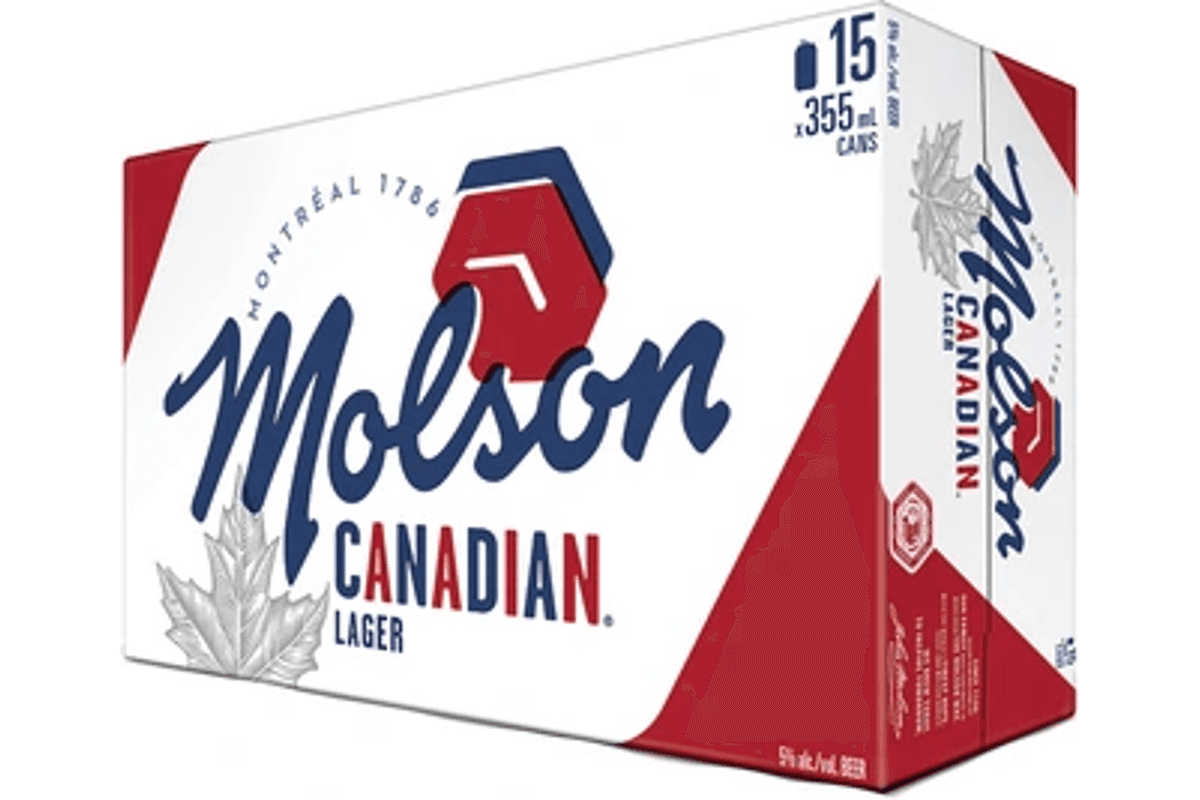 Molson Canadian 355ml 15pk Can