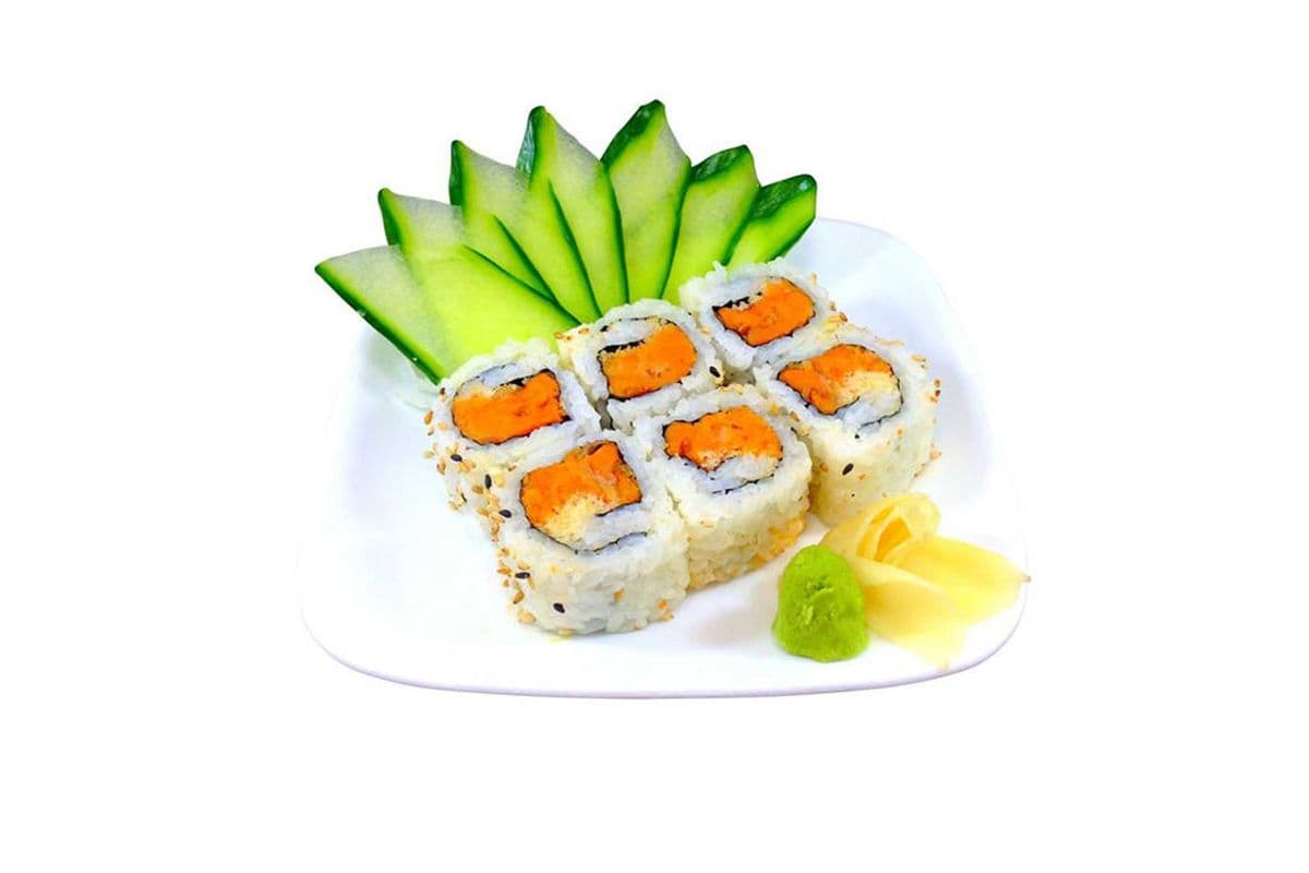 Crispy Spicy Yam Sushi Roll