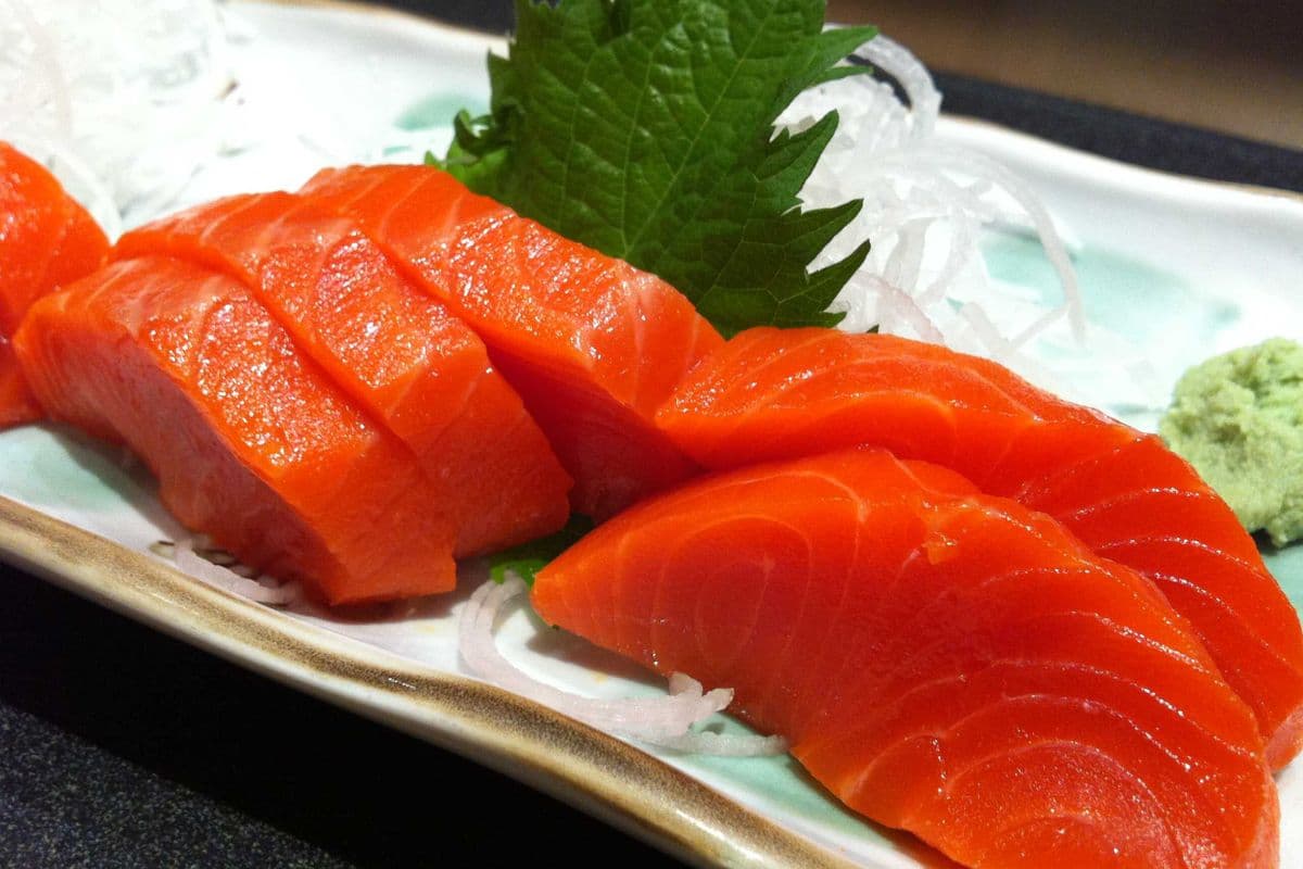 Sockeye Salmon Sashimi