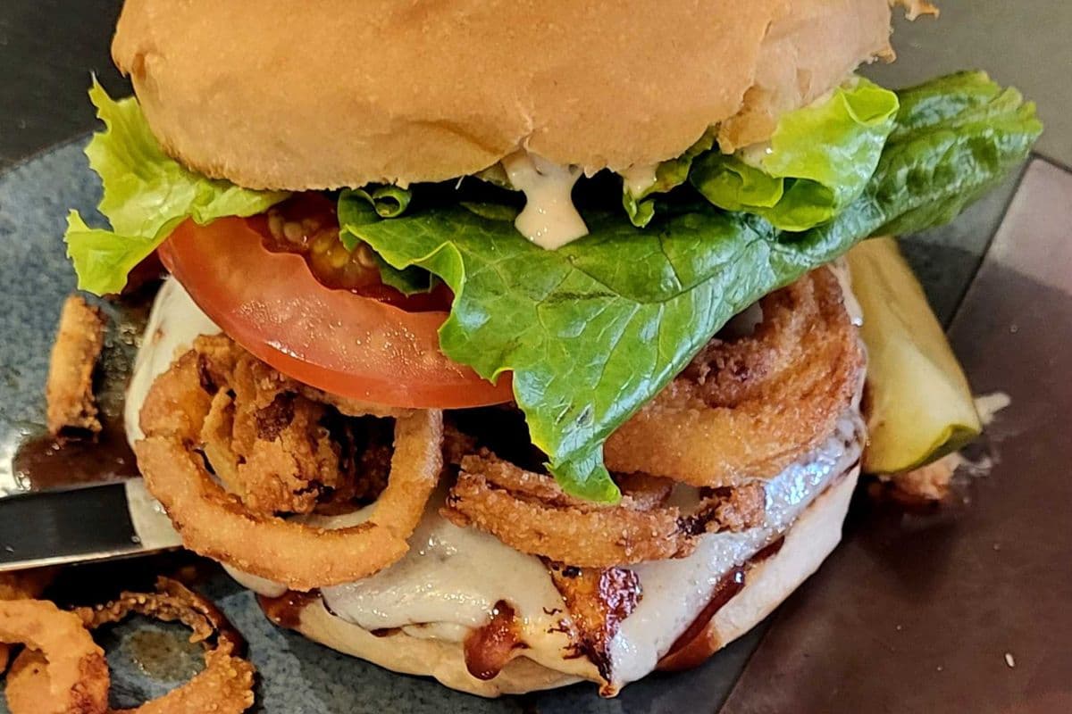 Maple BBQ Bison Burger