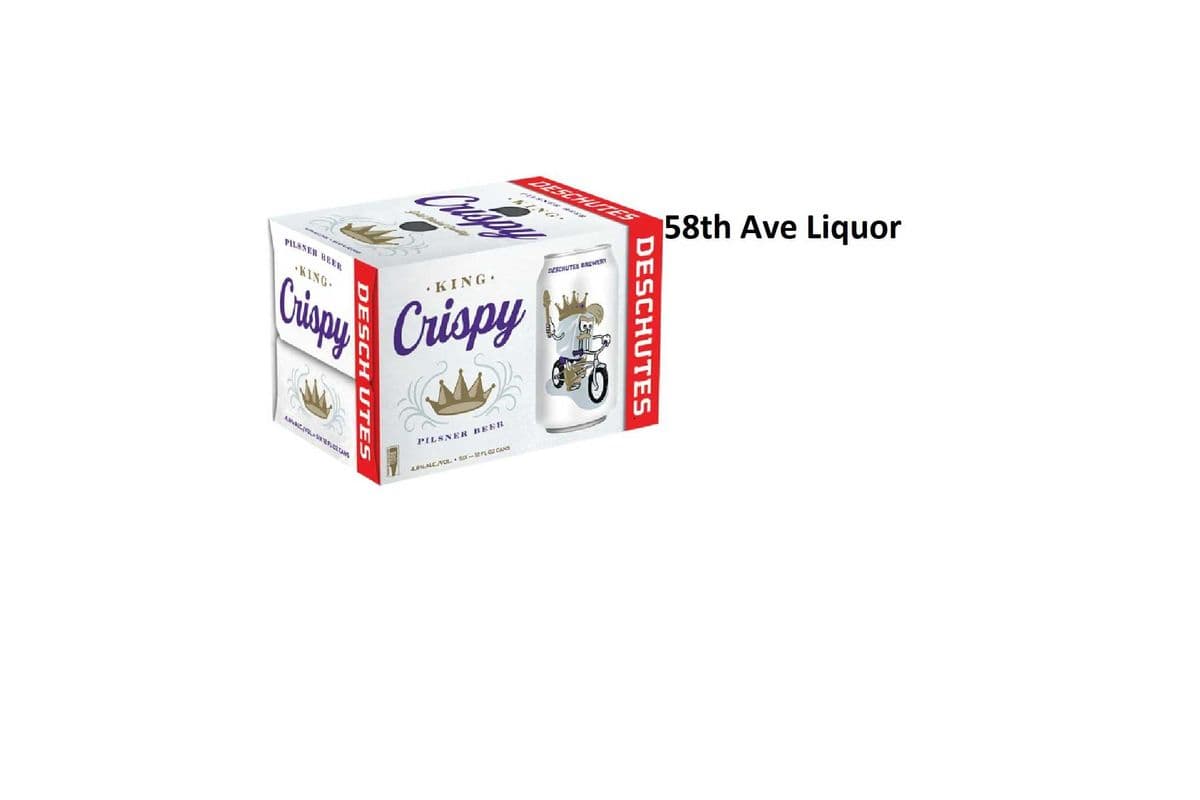 DESCHUTES KING CRISPY PILSNER 6 CANS (1 x 6x355ML)