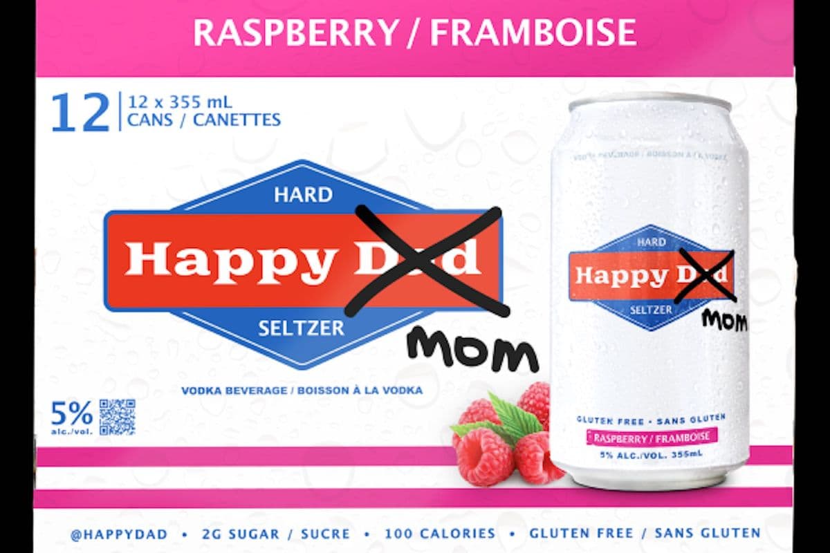 Happy Dad Raspberry 12 CANS (12 x 355 ml Cans)
