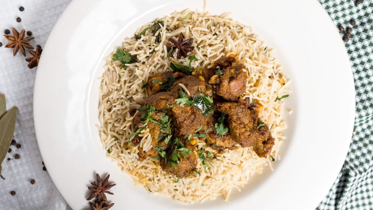 Mutton Fry Piece Pulav