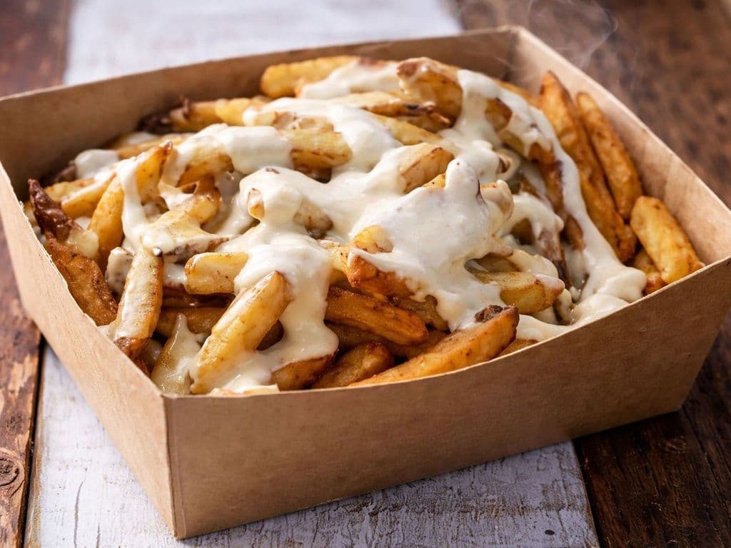 Frites Fromagère / Fries with cheese sauce