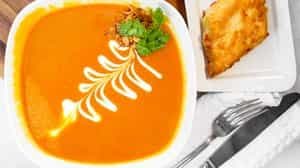 Curried Apricot and Red Lentil Soup