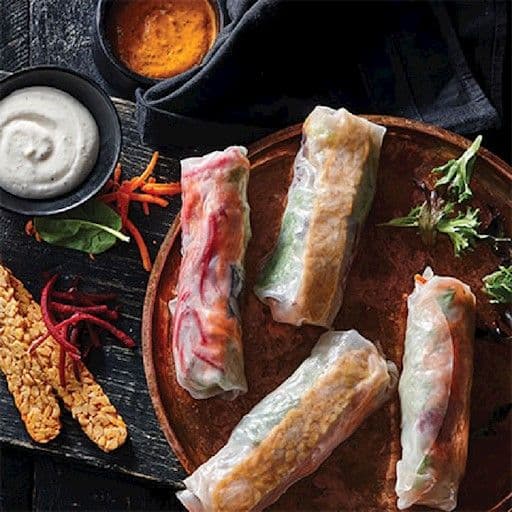 Tempeh Rice Rolls / Roulés de riz au tempeh