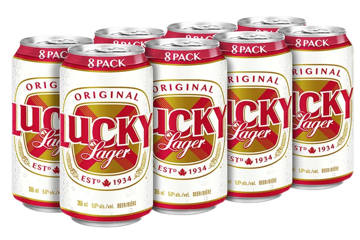 LUCKY LAGER (8 Can) (8 x 355 ML)