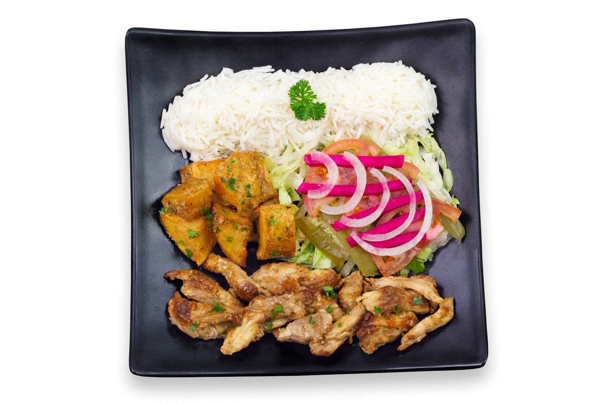 Chicken Shawarma Plate Combo