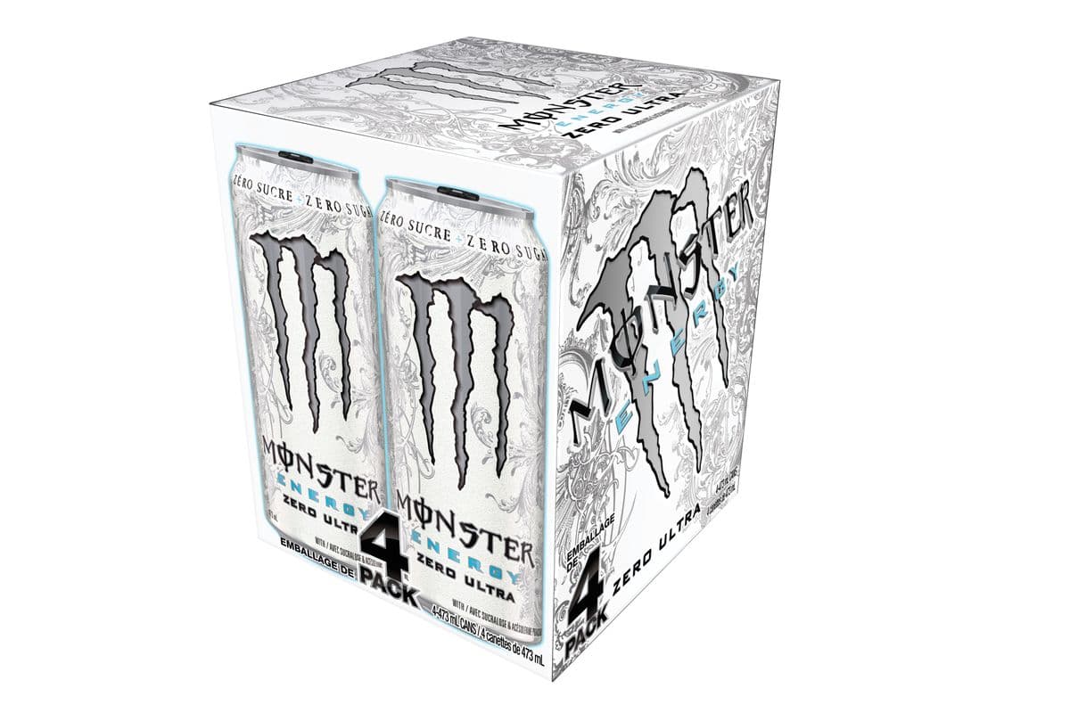Monster Zero Ultra (4 pack) (473 ml)