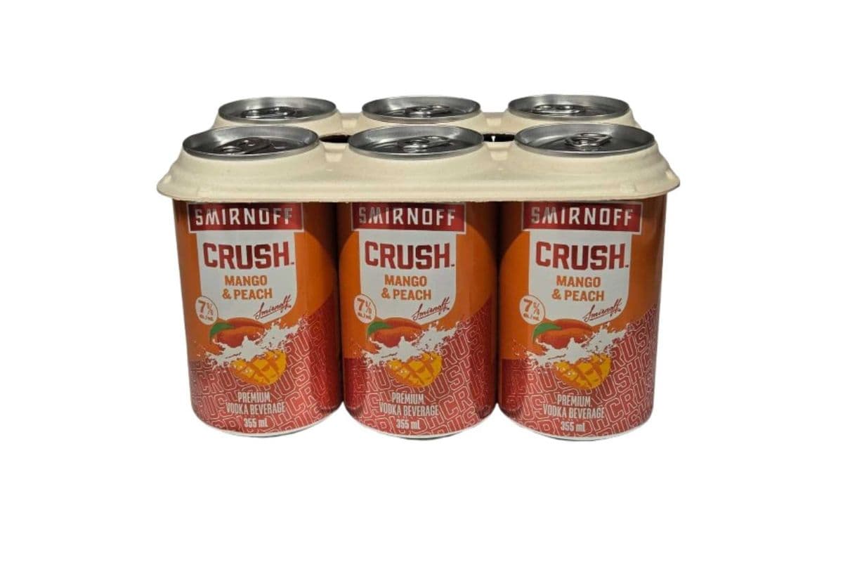 Smirnoff Crush Mango & Peach (6 x 355ml)
