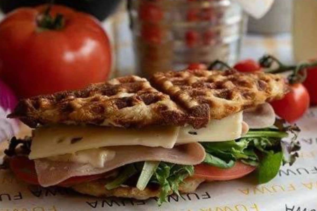 Ham and Cheese Croffle
