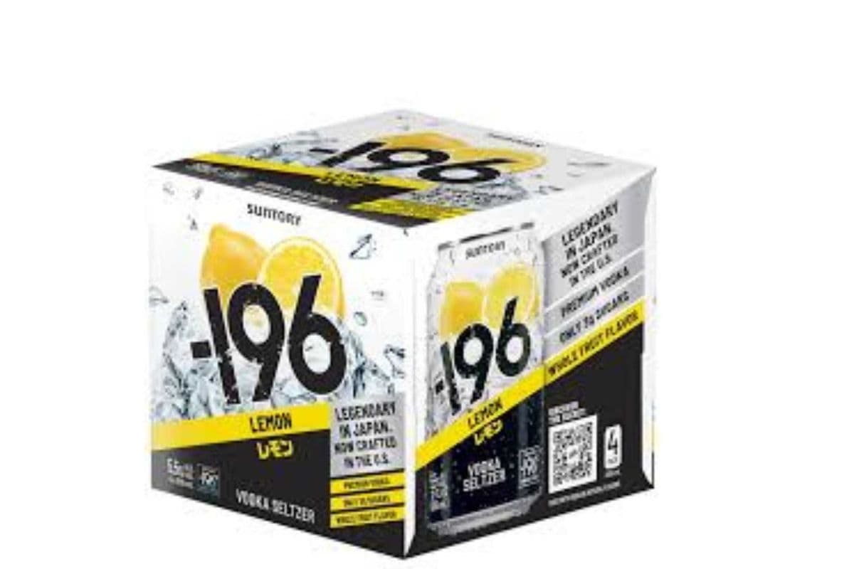 196 Lemon Vodka Soda (4 x 355ml can)