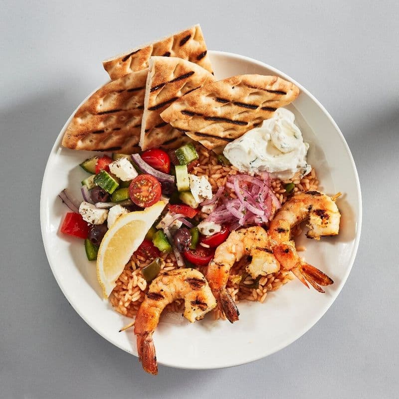 Casa bowl with grilled shrimp / Bol Casa aux crevettes grillées