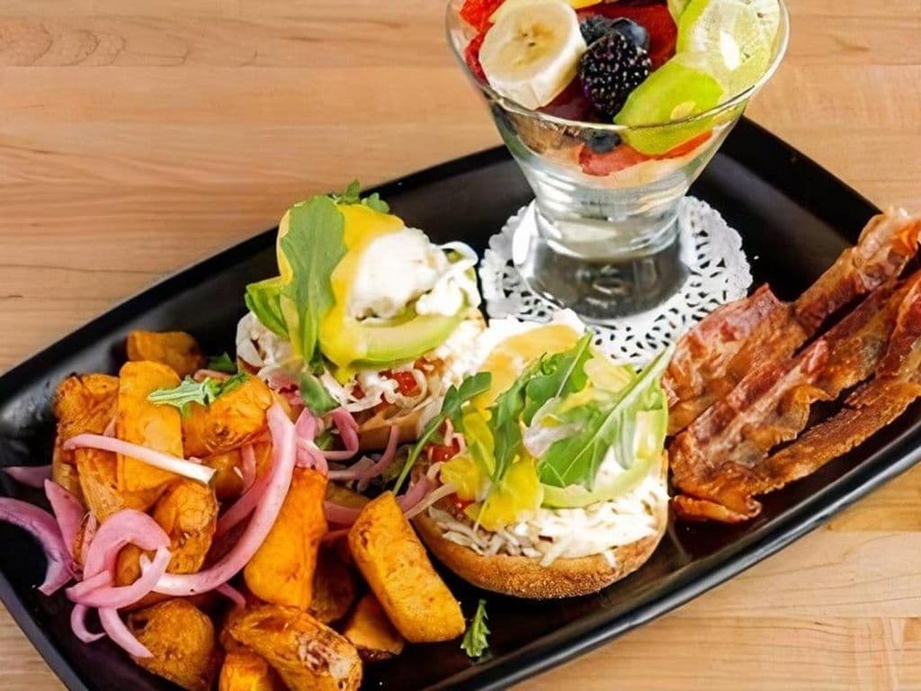 Oeufs bénédictine south beach / South Beach Eggs Benedict
