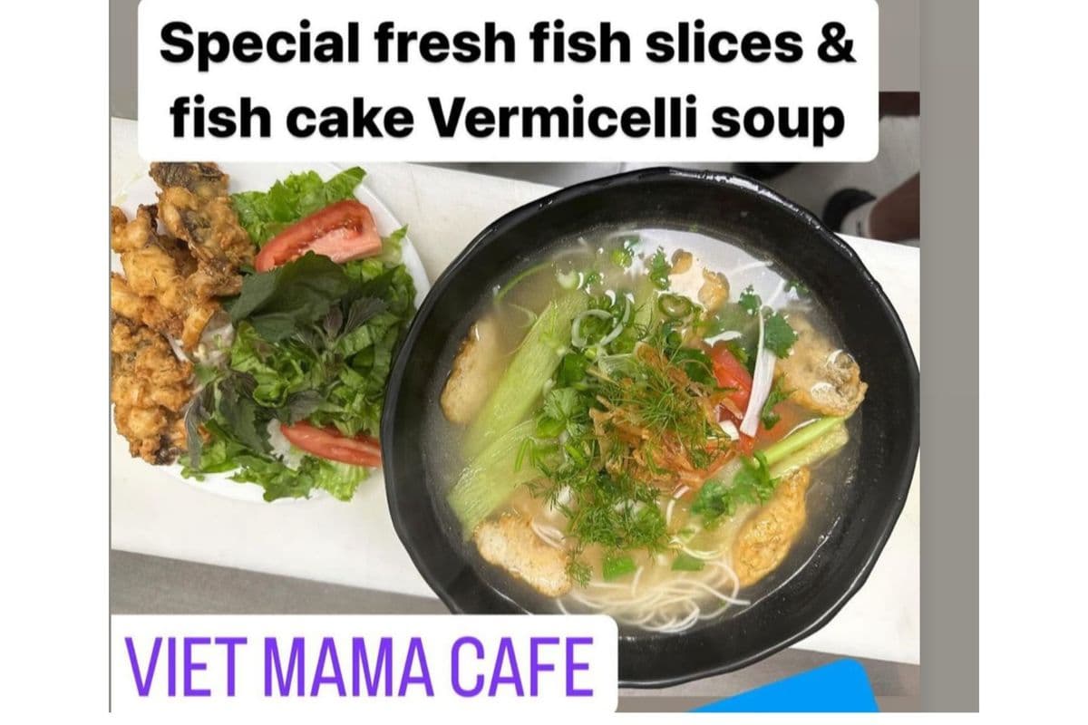 #.Special Fresh Fish Slices &Fish Cake Vermicelli Soup-特別嘅魚麵湯-Bún cá đặc biệt