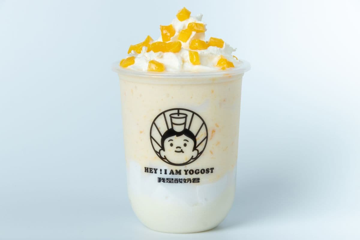 Mango Coconut Mochi Yogurt 生打椰芒团子酸奶