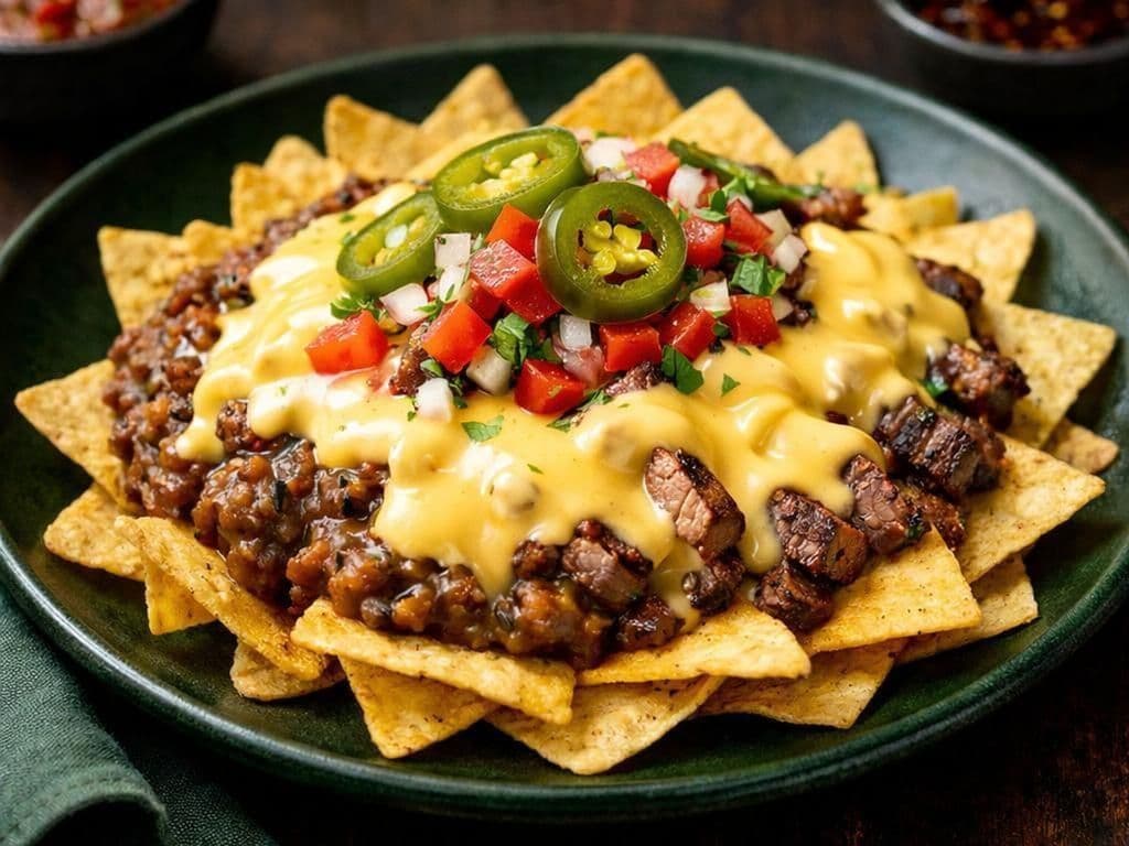 Nachos with Heritage chorizo