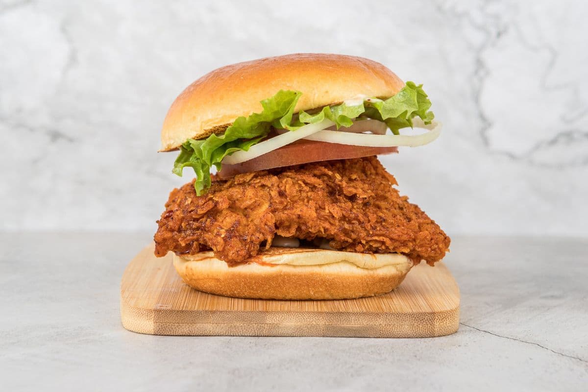 Zesty Fried Chicken Burger
