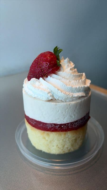 Strawberry Mousse Cake - Individual serving