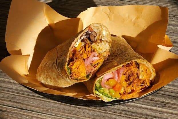 Adobo Chicken Burrito