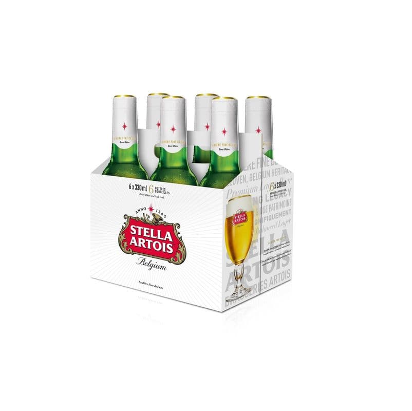 Stella Artois (6 Bottles) (6 x 330ml Bottles)