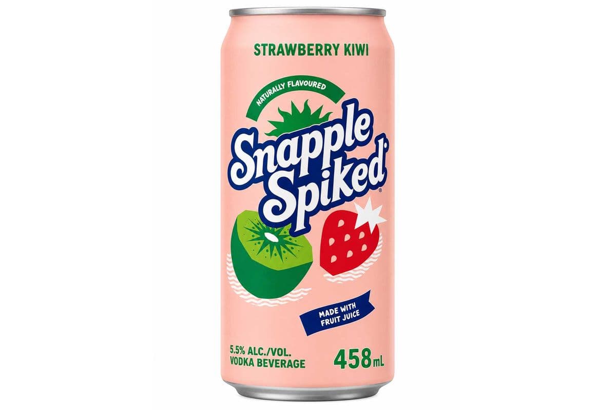 Snapple Spiked Strawberry Kiwi Can (1 x 458ml)