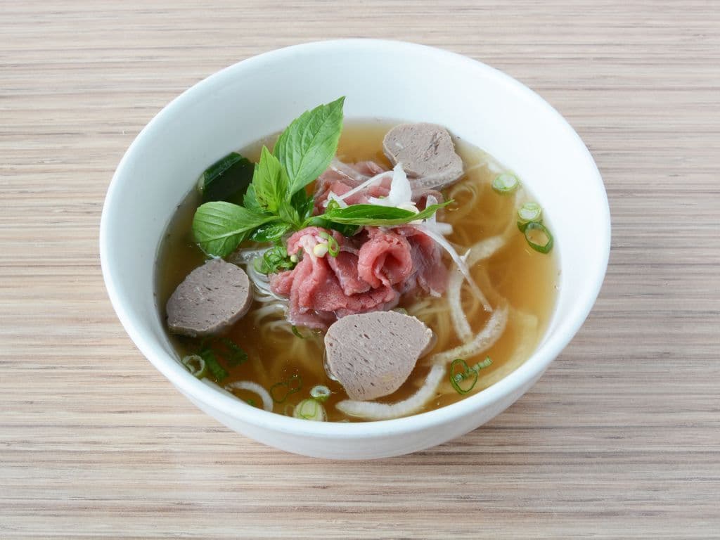 42. Rare Beef & Meatballs Phở Noodle Soup