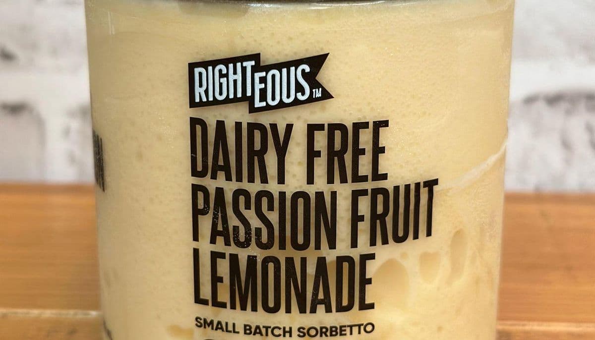 Righteous Passion Fruit Lemonade Sorbetto (V)